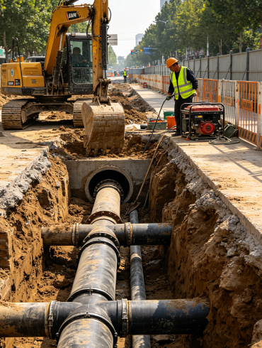 焦作示范区市政道路管网改造工程